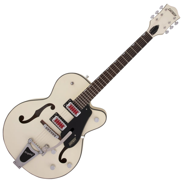 Gretsch G5410T Electromatic Electric Guitar Rat Rod Hollow Body Single-Cut Bigsby in Matte Vintage White - 2506811505