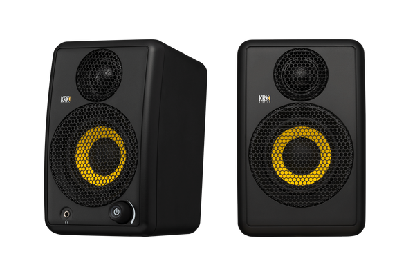KRK Studio Monitors (Pair) 3 Inch driver 60 watts w/Bluetooth - GOAUX3