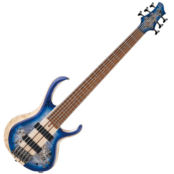 Ibanez BTB Bass Workshop 6 String Electric Bass in Cerulean Blue Burst - BTB846CBL