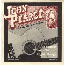 John Pearse 12 String Phosphor Bronze Acoustic Strings 010-047 - 1400L