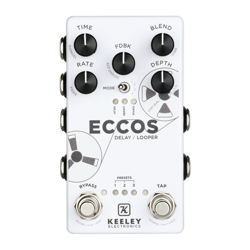 Keeley ECCOS True Stereo Delay and Looper Effects Pedal