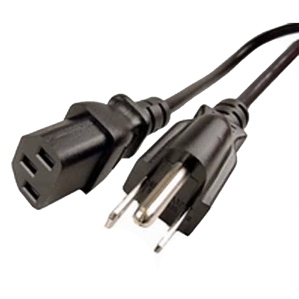 Apex 8 Foot Grounded Euro Power Cable - A108PC3