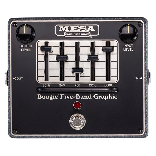 Mesa Boogie Boogie 5 Band Graphic EQ Effects Pedal - BOOGIE5BANDEQ