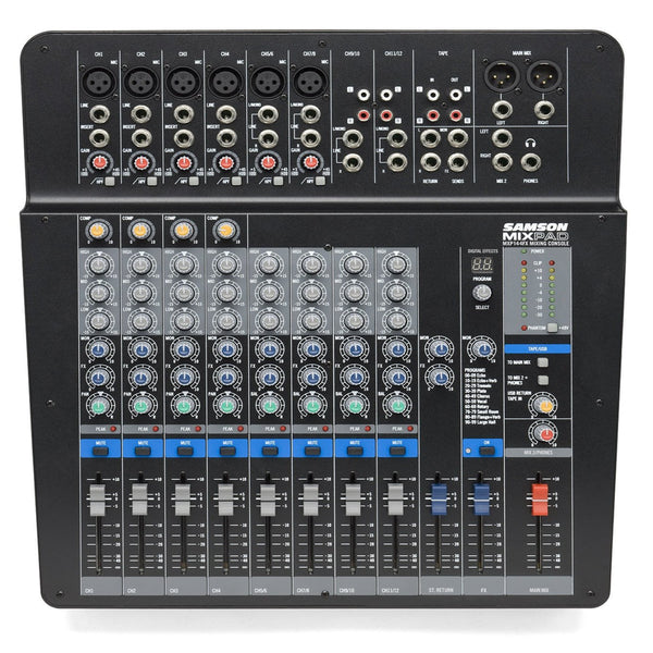 Samson 12 Channel Stereo Mixer - MXP144FX