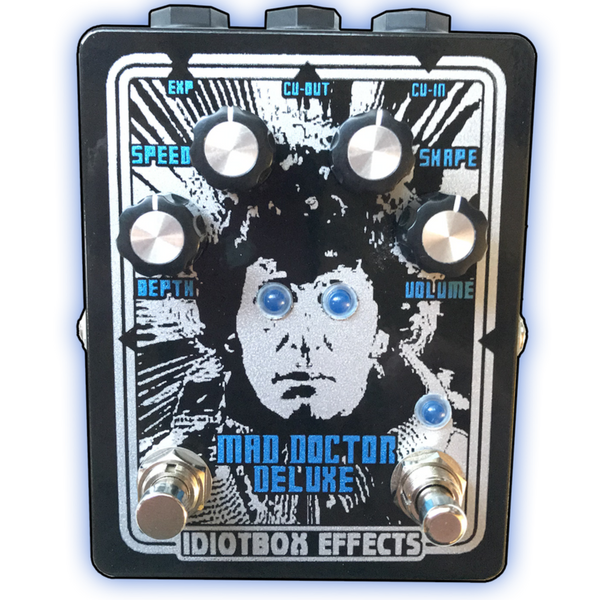 IdiotBox Mad Doctor Shuffle Tremolo Effects Pedal - IDIOTMD