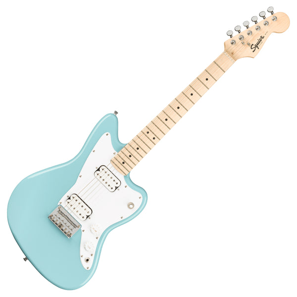 Squier Mini Jazzmaster HH Electric Guitar in Daphne Blue - 0370125504