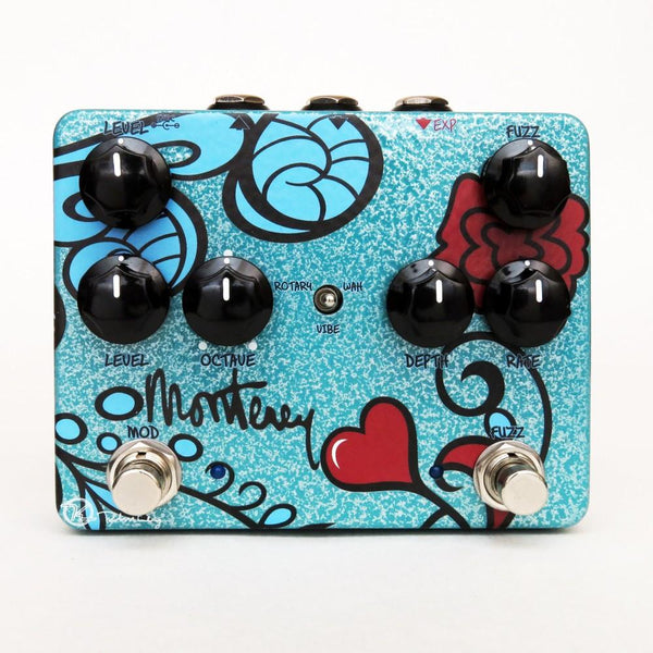 Keeley MONTEREY with Rotary Fuzz Vibrato Wah and Octave Multi Effects Pedal