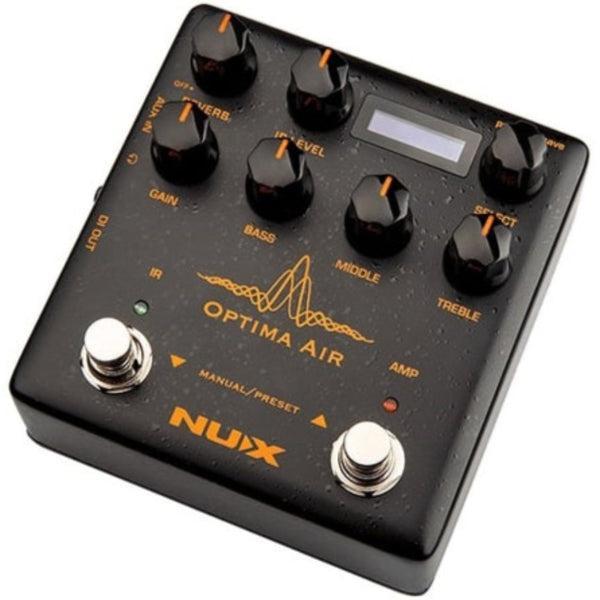 NUX Dual-Switch Acoustic Simulator Effects Pedal - OPTIMAAIR