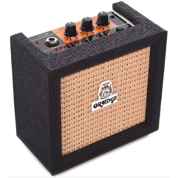 Orange Micro Crush 3 Watt Guitar Amplifier in Black - CRUSHMINIBK