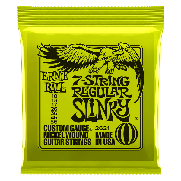 Ernie Ball Regular Slinky 7 String Electric Strings 010-056 - 2621EB