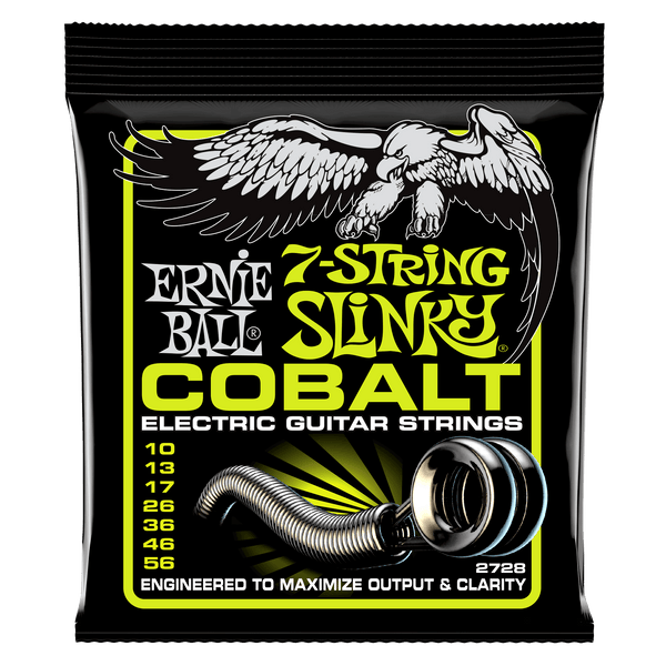 Ernie Ball 2728 Cobalt 7 String Regular Slinky Electric Strings - 2728EB