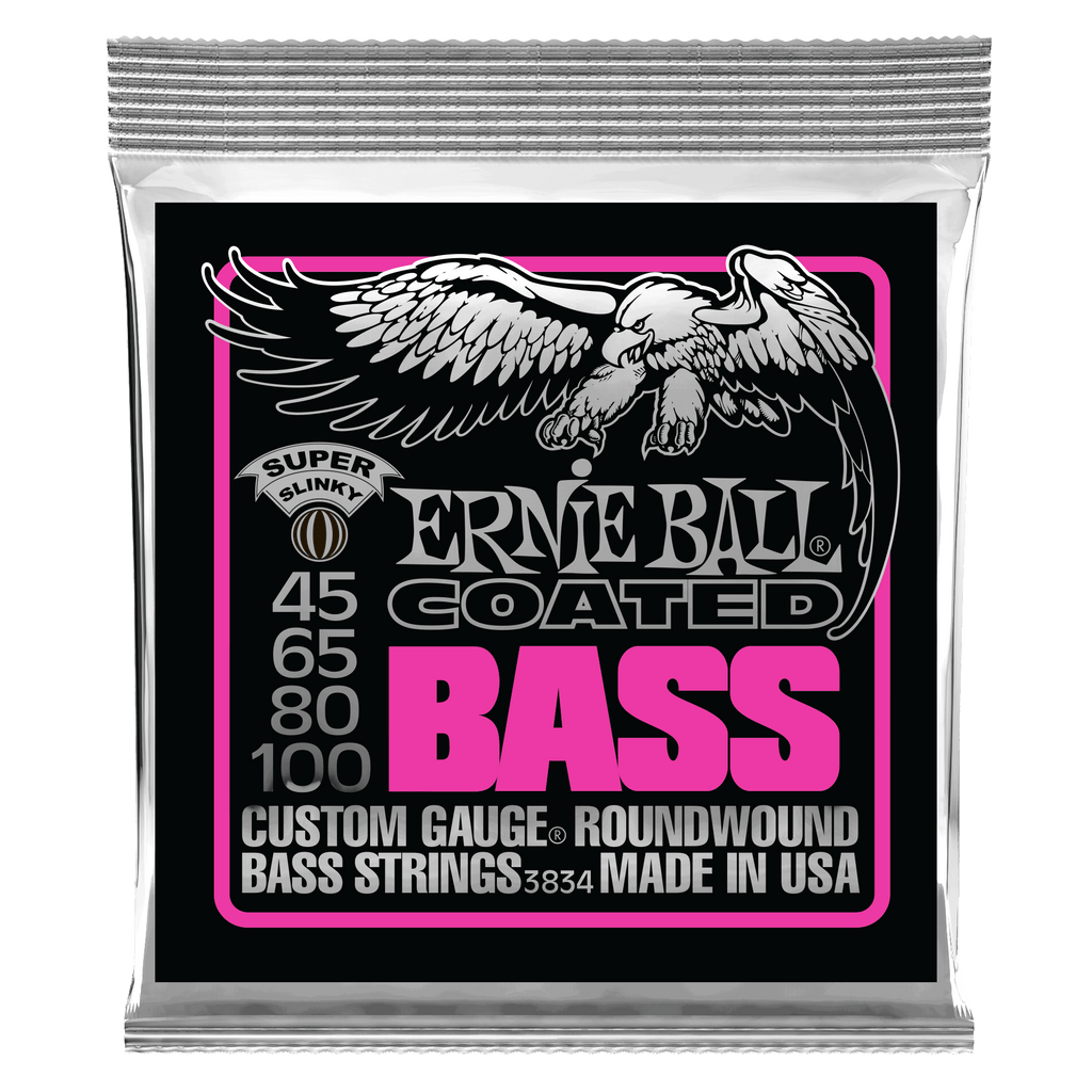 Ernie Ball 3834 Super Slinky Coated Bass Strings - 3834EB