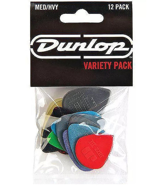 Dunlop PVP102 Variey Pick Pack Medium/Heavy - 12 pack