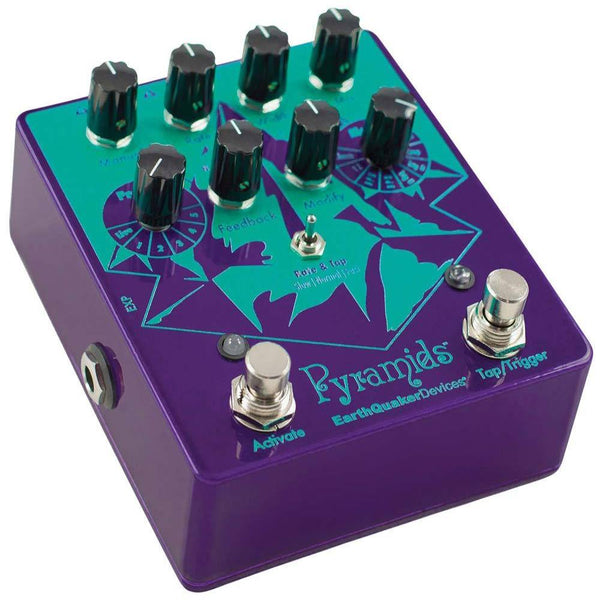 Earthquaker Pyramids Stereo Flanger Effects Pedal - PYRAMIDS