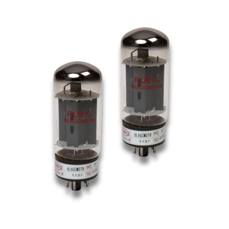 Ruby 6L6GCMSTR2 Matched Pair 6L6GCMSTR Tubes