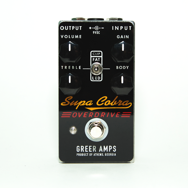 Greer Amps  Supa Cobra Overdrive Effects Pedal  - SUPACOBRA