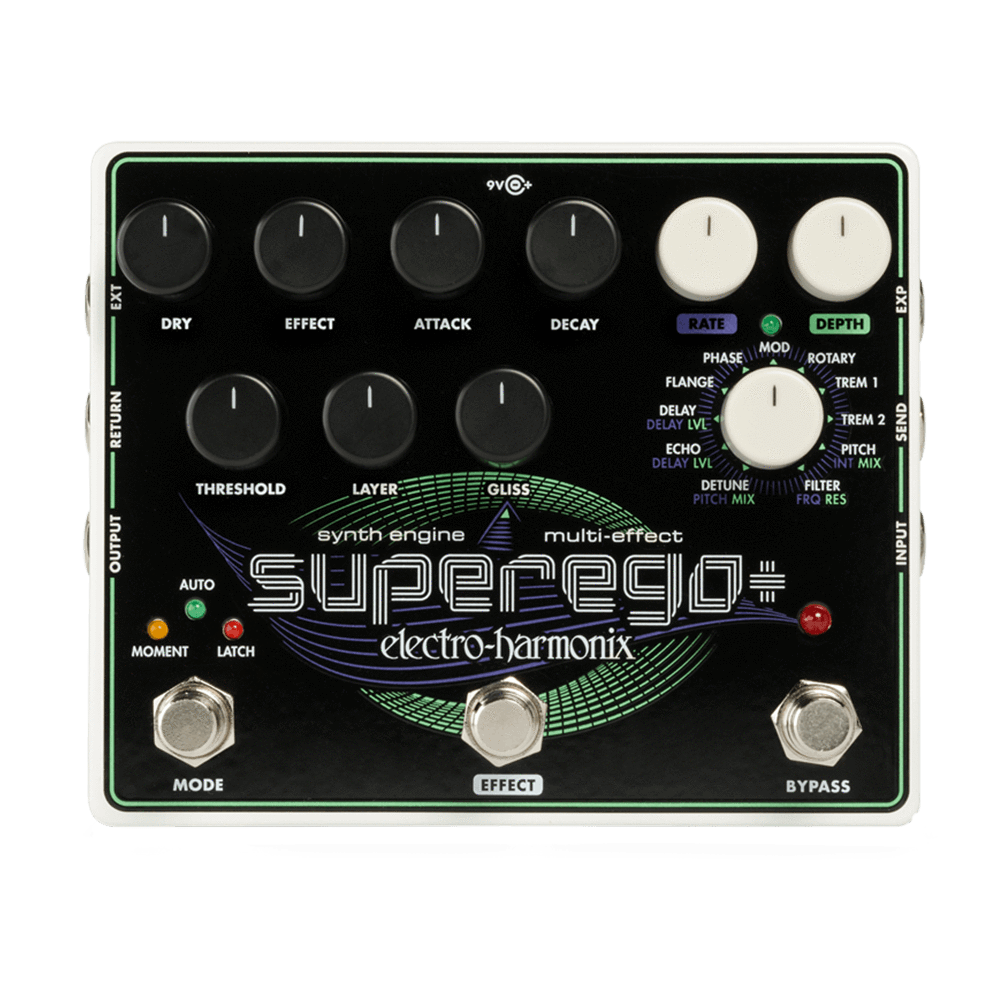 ElectroHarmonix SUPEREGOPLUS Super Synth Engine Effects Pedal