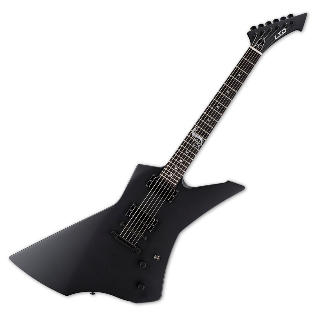 ESP LTD Snakebyte James Hetfield Signature Series Electric Guitar in Black Satin - LSNAKEBYTEBLKS
