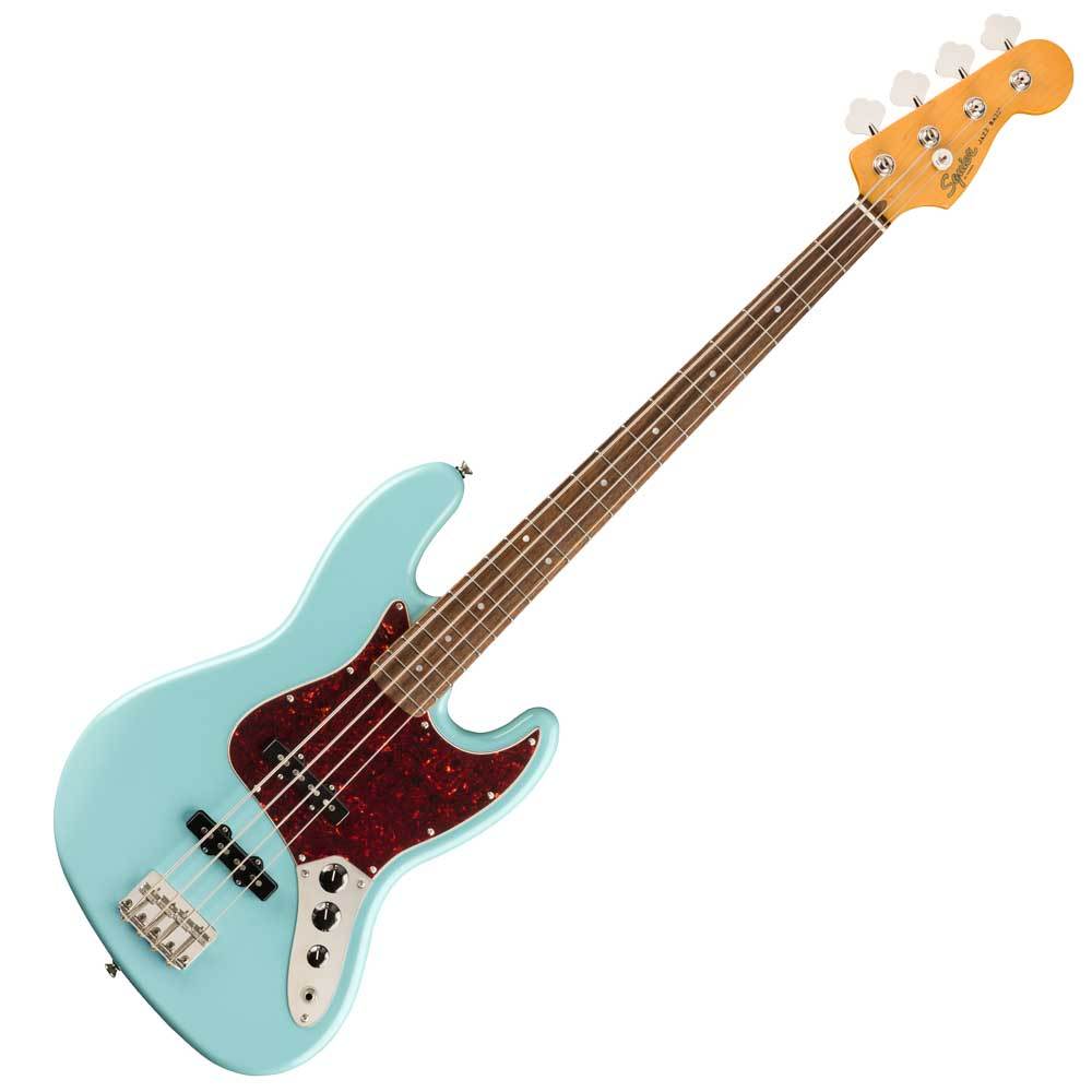 Squier Classic Vibe '60s Jazz Electric Bass Laurel in Daphne Blue - 0374530504