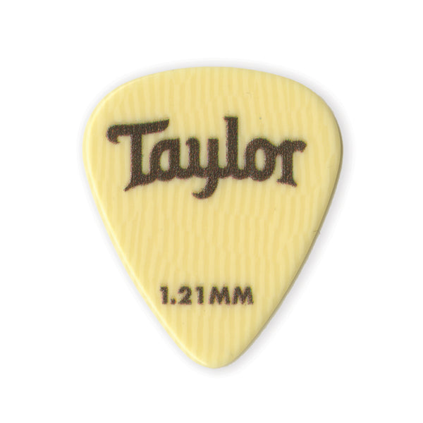 Taylor 70720 Premium Darktone Ivoroid 351 Picks 1.21mm 6-Pack