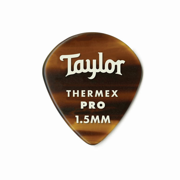 Taylor 80770 Premium Darktone 651 Thermex Pro Picks Tortoise Shell 1.5mm  - 6 pack