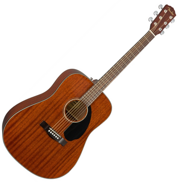 Fender CD-60S Solid Mahogany Top Dreadnought Acoustic Guitar All Mahogany - 0970110022