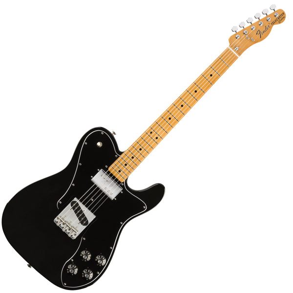 Fender Vintera '70s Telecaster Custom Electric Guitar in Black - 0149722306