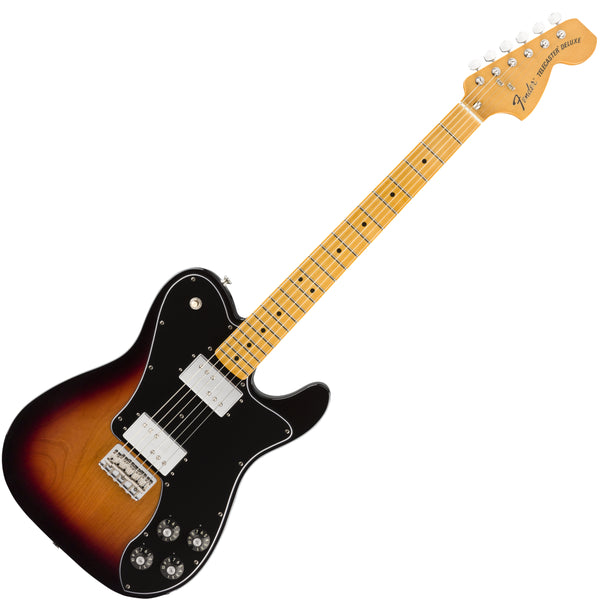 Fender Vintera '70s Telecaster Deluxe Electric Guitar in 3-Color Sunburst - 0149812300