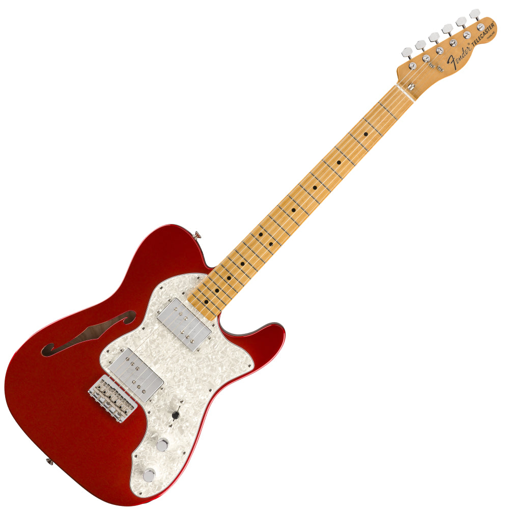 Fender Vintera '70s Telecaster Thinline Electric Guitar in Candy Apple Red - 0149742309