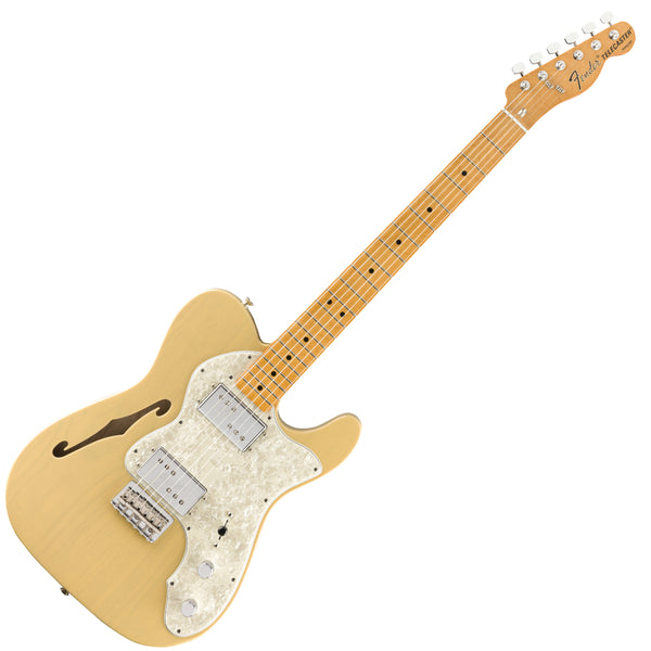 Fender Vintera '70s Telecaster Thinline Electric Guitar in Vintage Blonde - 0149742307