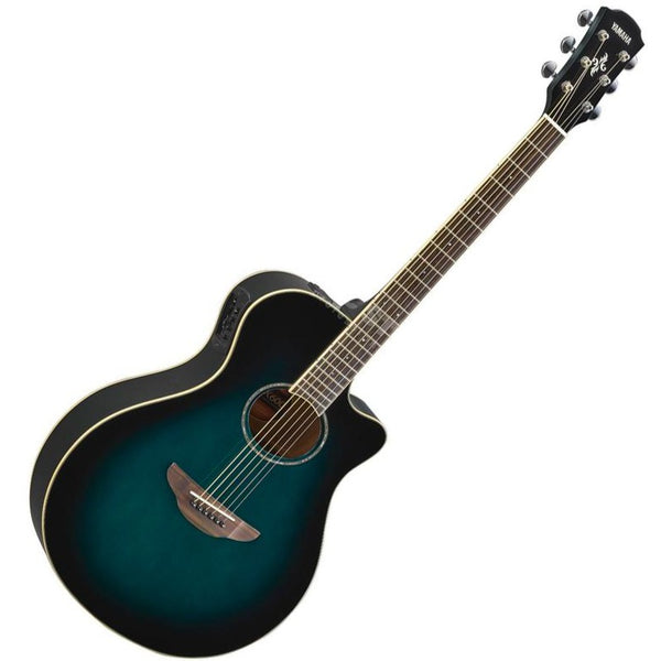 Yamaha APX Acoustic Electric in Oriental Blue Burst - APX600OBB