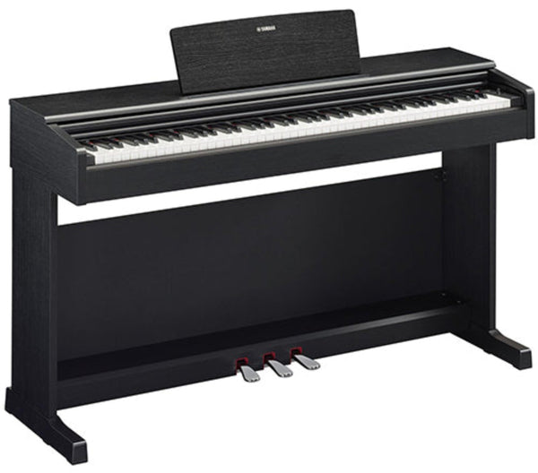 Yamaha 88 Weighted Key Digital Piano 8w x 2 w/3 Pedal Stand Bench & Power Supply in Rosewood - YDP145R