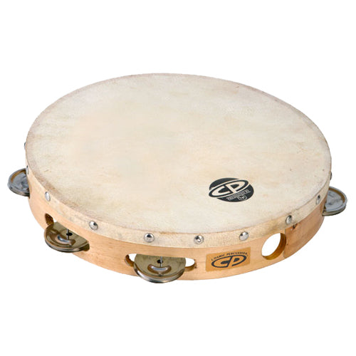 Latin Percussion 10 Tambourine Single Row w/Head - CP379