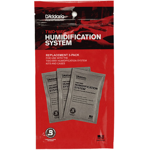 D'Addario 3 Pack Refill for Humidipak Humidifier - PWHPRP03