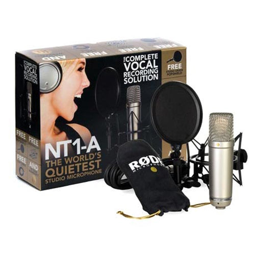 Rode NT1A Large Diaphragm Studio Condenser Microphone Package