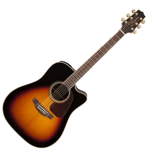 Takamine G 70 Series Dreadnought Cutaway Acoustic Electric in Brown Sunburst - GD71CEBSB