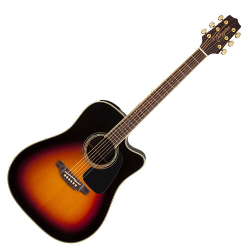 Takamine G 50 Series Dreadnought Cutaway Acoustic Electric in Brown Sunburst - GD51CEBSB