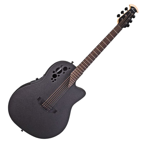 Ovation Elite TX Acoustic Electric Mid Depth Bowl in Black Textured - 1778TX5