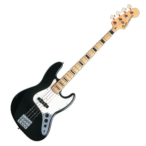 Fender Geddy Lee Signature Jazz Electric Bass Maple Fingerboard in Black - 0147702306