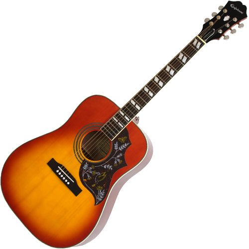 Epiphone Hummingbird Pro Acoustic Electric in Faded Cherry Sunburst - EEHBFCNH