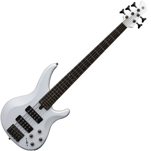 Yamaha TRBX Series 5 String Electric Bass in White - TRBX305WH