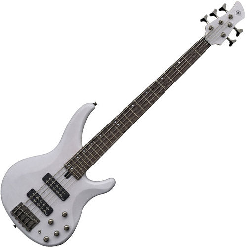 Yamaha TRBX Series 5 String Electric Bass in Translucent White - TRBX505TWH