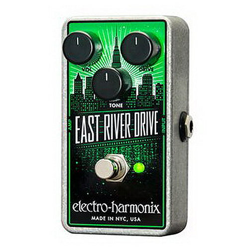 ElectroHarmonix EASTRIVERDRIVE East River Drive Classic Overdrive Effects Pedal