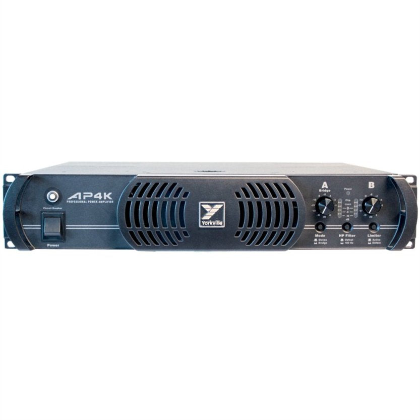Yorkville AP4K Audiopro Power Amplifier 2 x 1800w