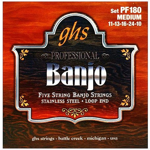 GHS PF120 6 String Banjo Strings 11-42