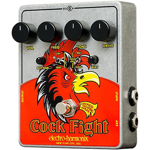 ElectroHarmonix COCK FIGHT Cocked Wah and Talking Sounds Effects Pedal