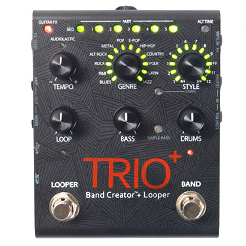 Digitech TRIO PLUS Trio Plus Band Creator and Looper Effects Pedal