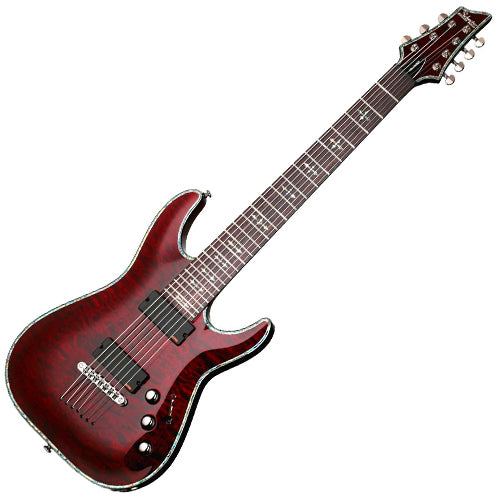 Schecter Hellraiser C7 7 String Electric Guitar in Black Cherry - 1792SHC