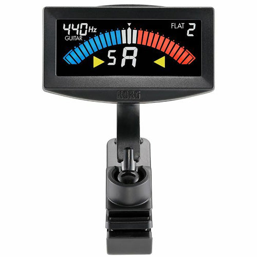 Korg AW4GBK PitchCrow G Clip-on Chromatic Guitar Tuner Black