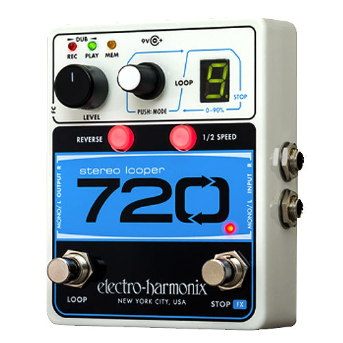ElectroHarmonix 720STEREOLOOPER 720 Stereo Looper Effects Pedal